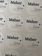 Stickers grote broer/zus