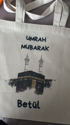 Umrah of Hadj Mubarak Canva tas | met naam