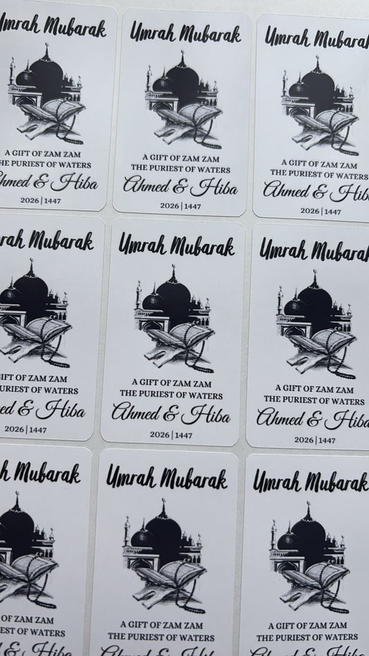 Umrah Mubarak stickers