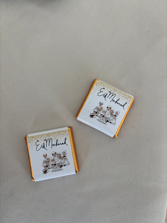 Eid Mubarak mini chocolade
