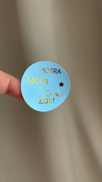 Hoera grote broer/zus || goudfolie