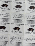 A gift of zamzam stickers