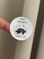 Umrah & Hadj Mubarak ronde stickers