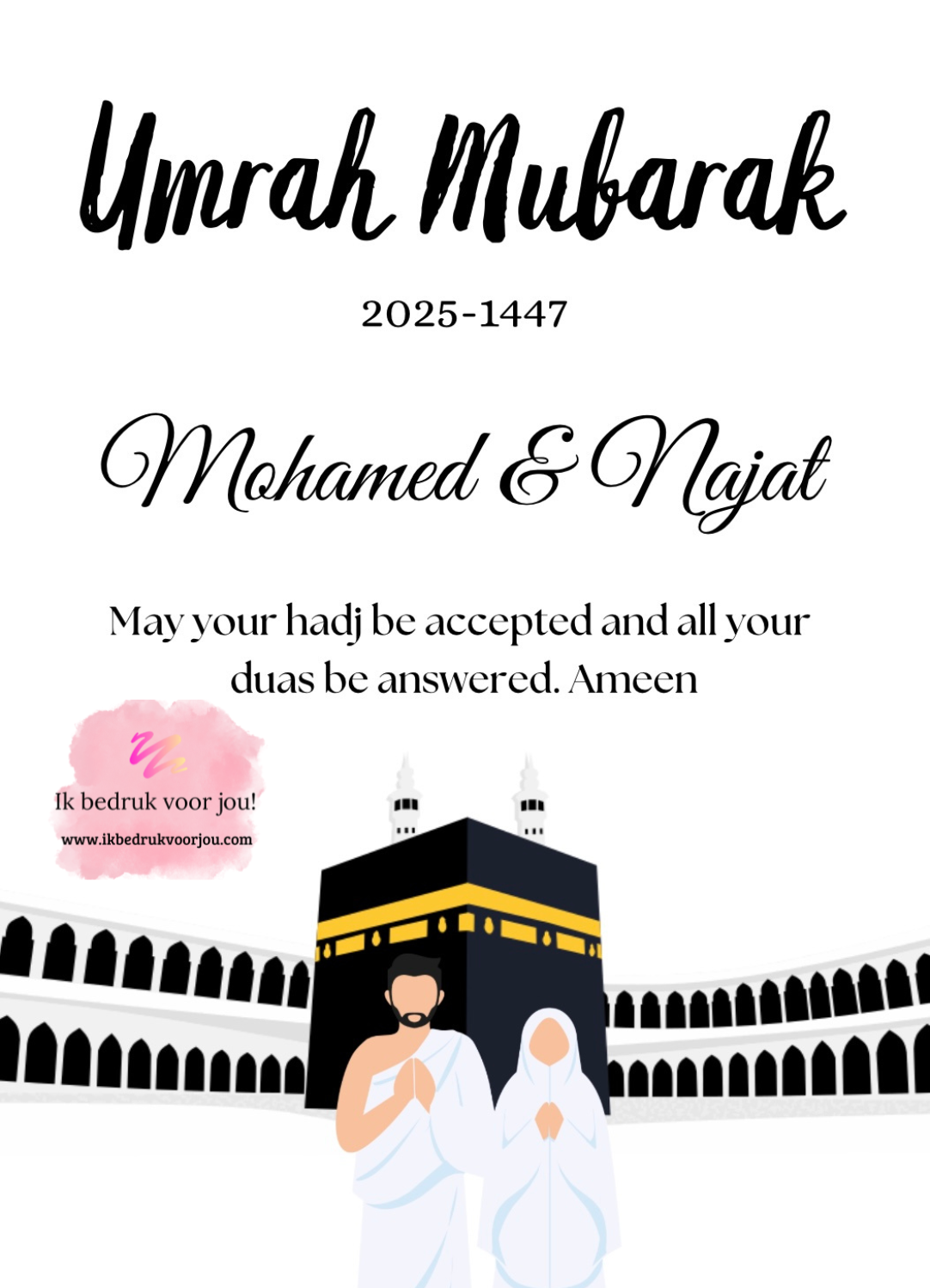 Umrah & Hadj Mubarak lijst