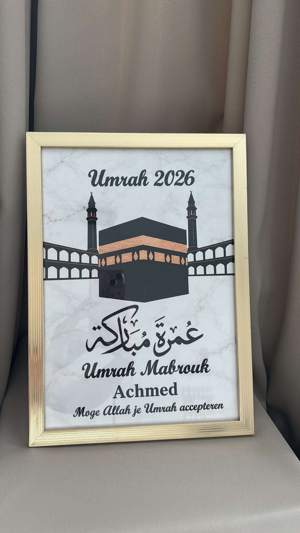 Umrah of hadj Mubarak lijst | marmer