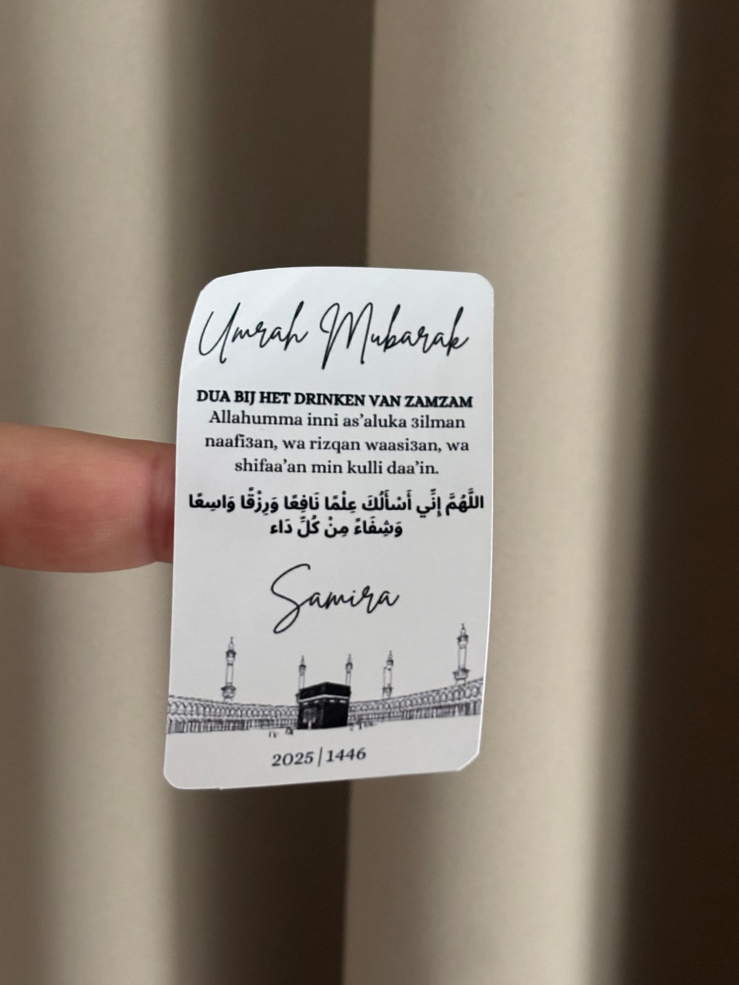 Umrah Mubarak || zamzam stickers