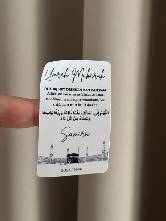 Umrah Mubarak || zamzam stickers