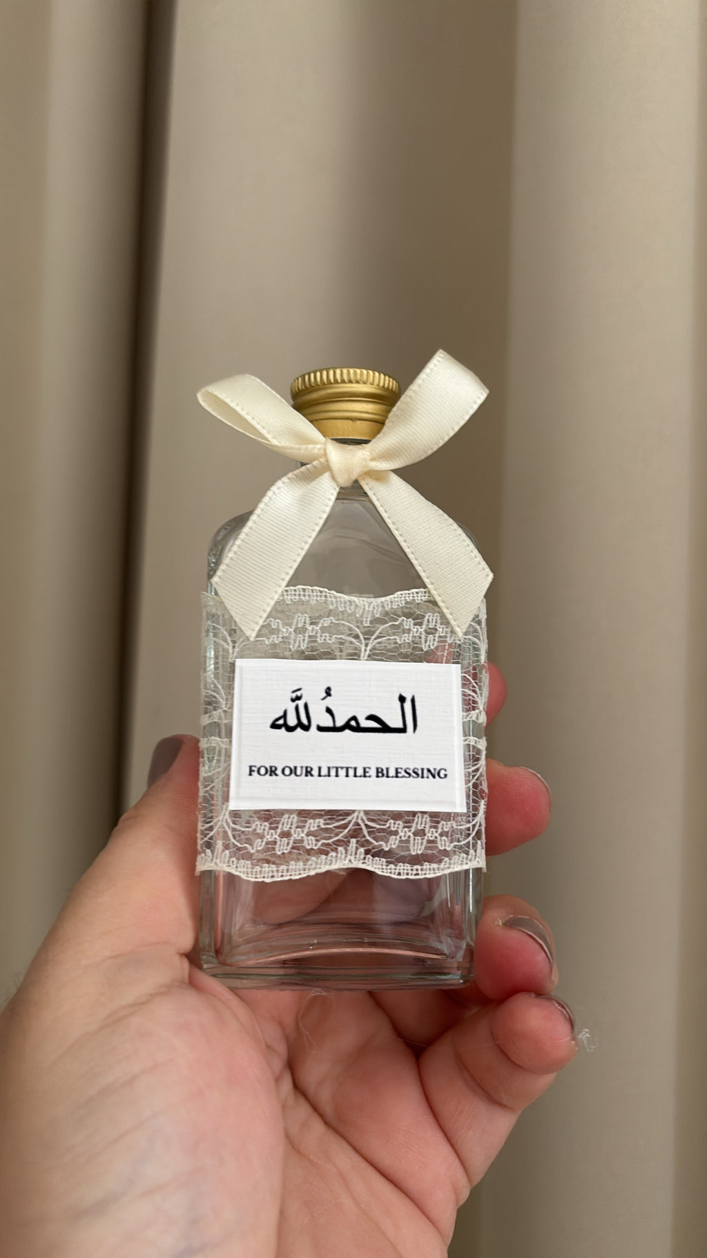 Zamzam flesje met kant