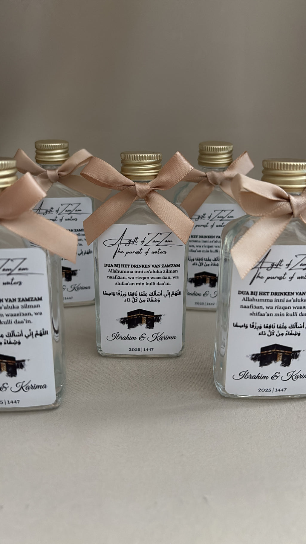 A gift of zamzam flesje