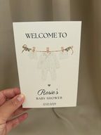 Babyshower Tafelkaart | romper