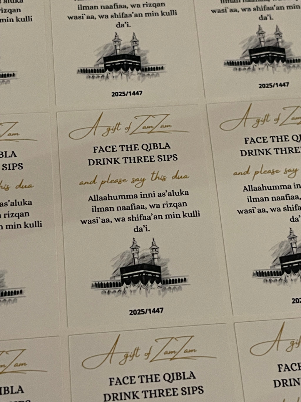 Zamzam stickers