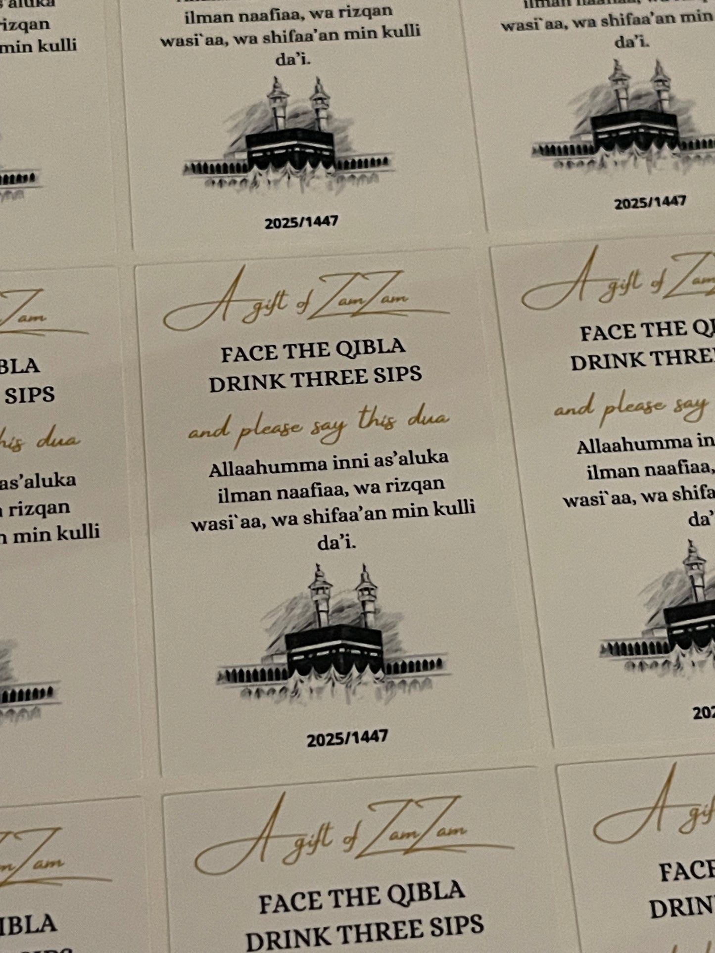 Zamzam stickers