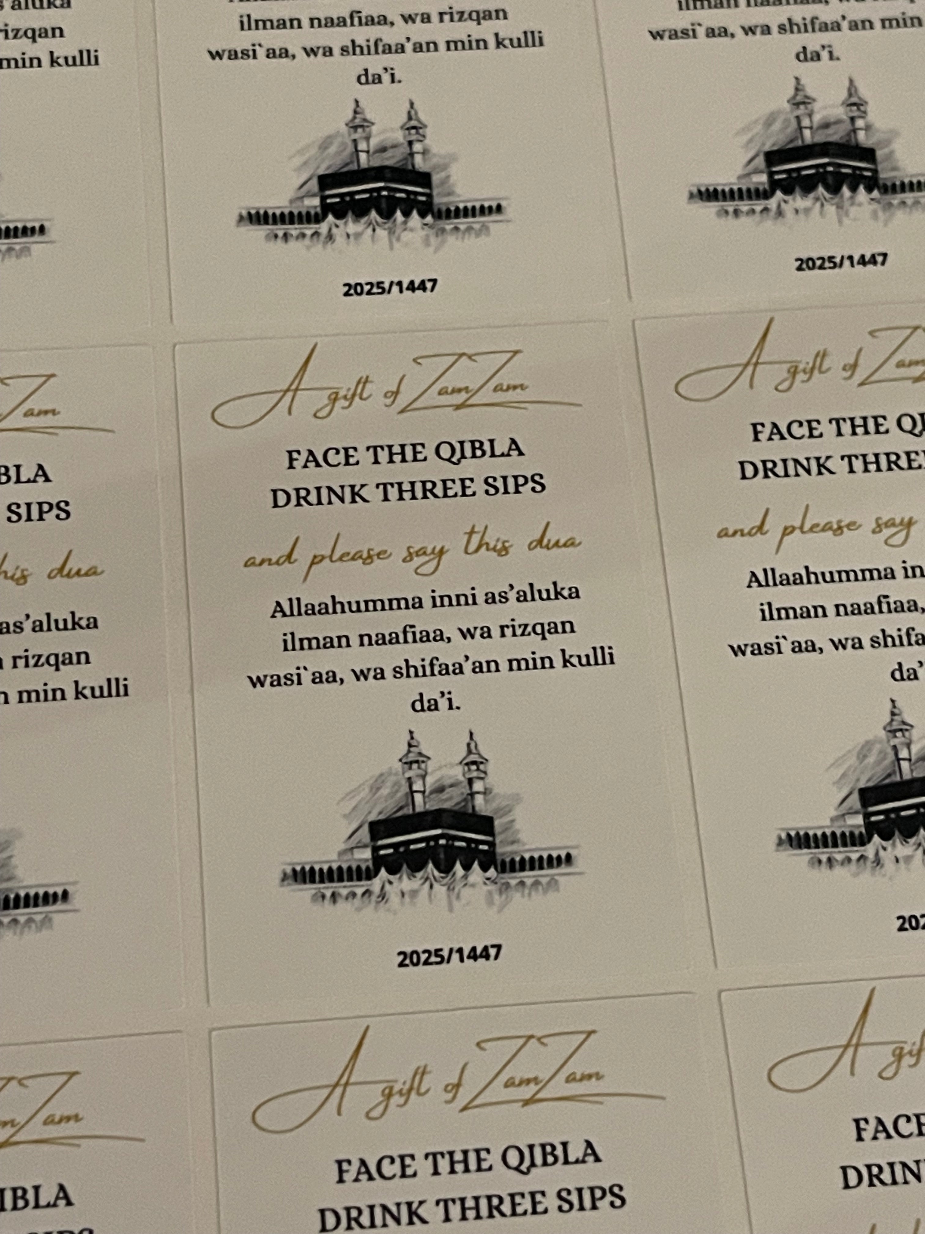 Zamzam stickers