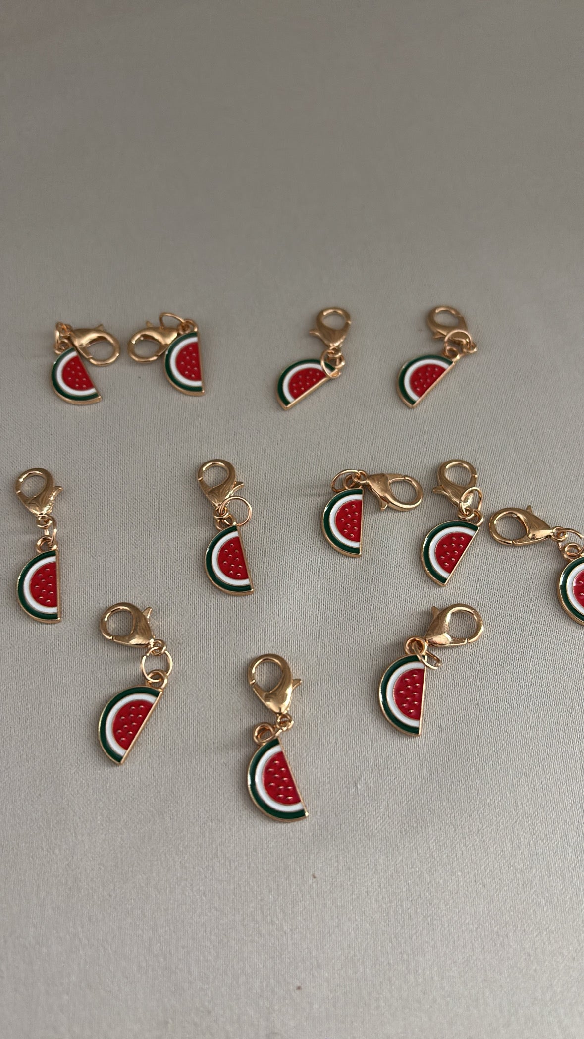 Watermeloen sleutelhanger