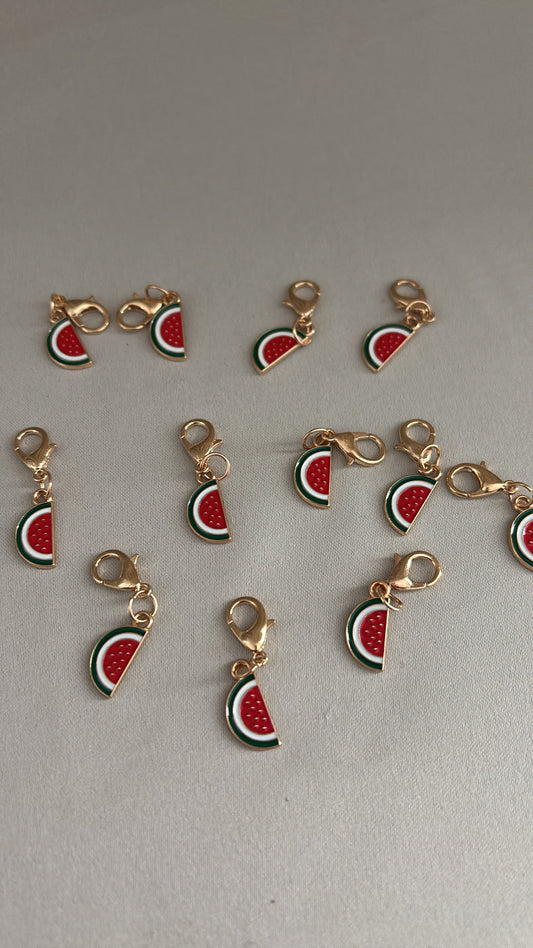 Watermeloen sleutelhanger