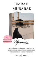 Umrah & Hadj Mubarak lijst