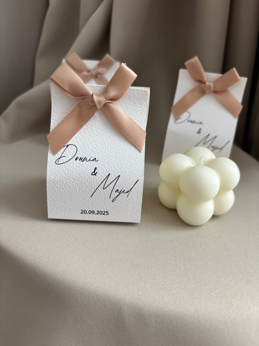 Bubble kaars | trouwen & verloving