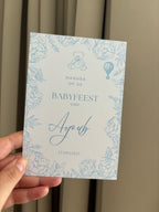 Marhba babyshower Tafelkaart