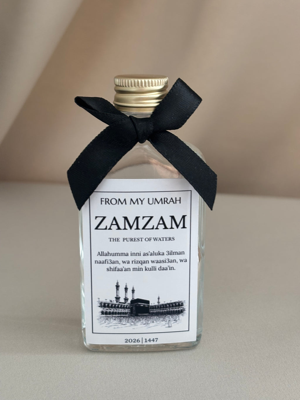 From my umrah zamzam flesje