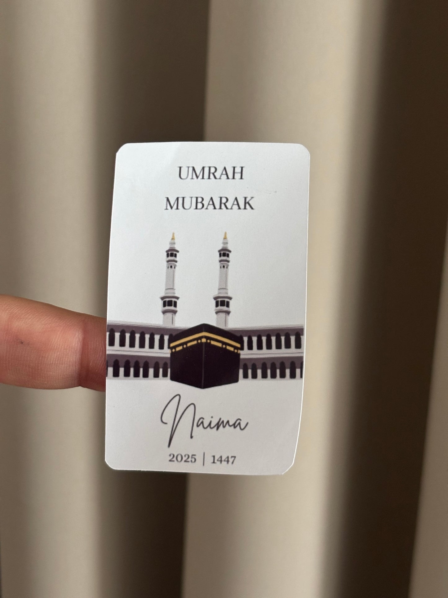 Umrah Mubarak | bruin zamzam stickers