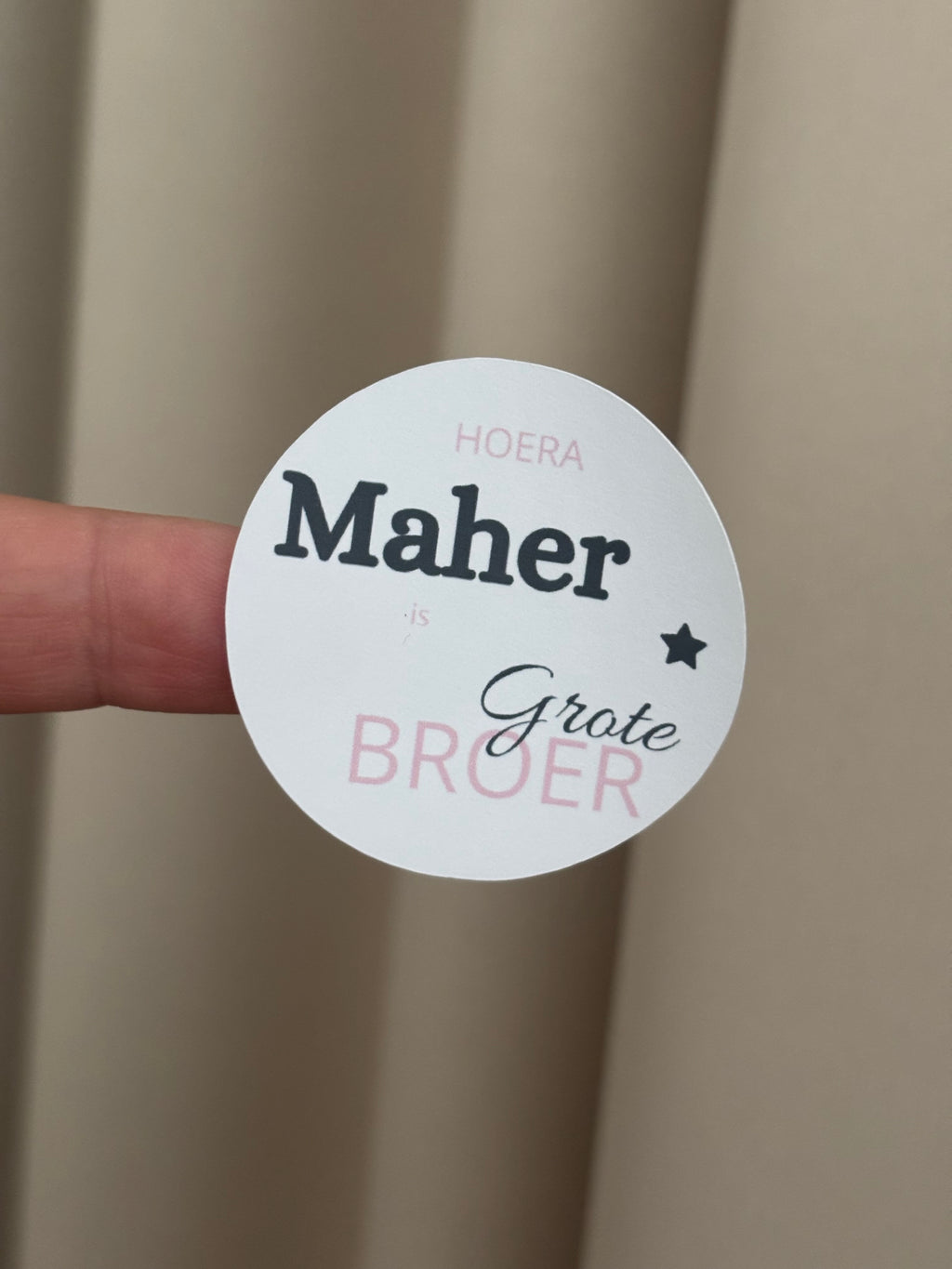 Stickers grote broer/zus