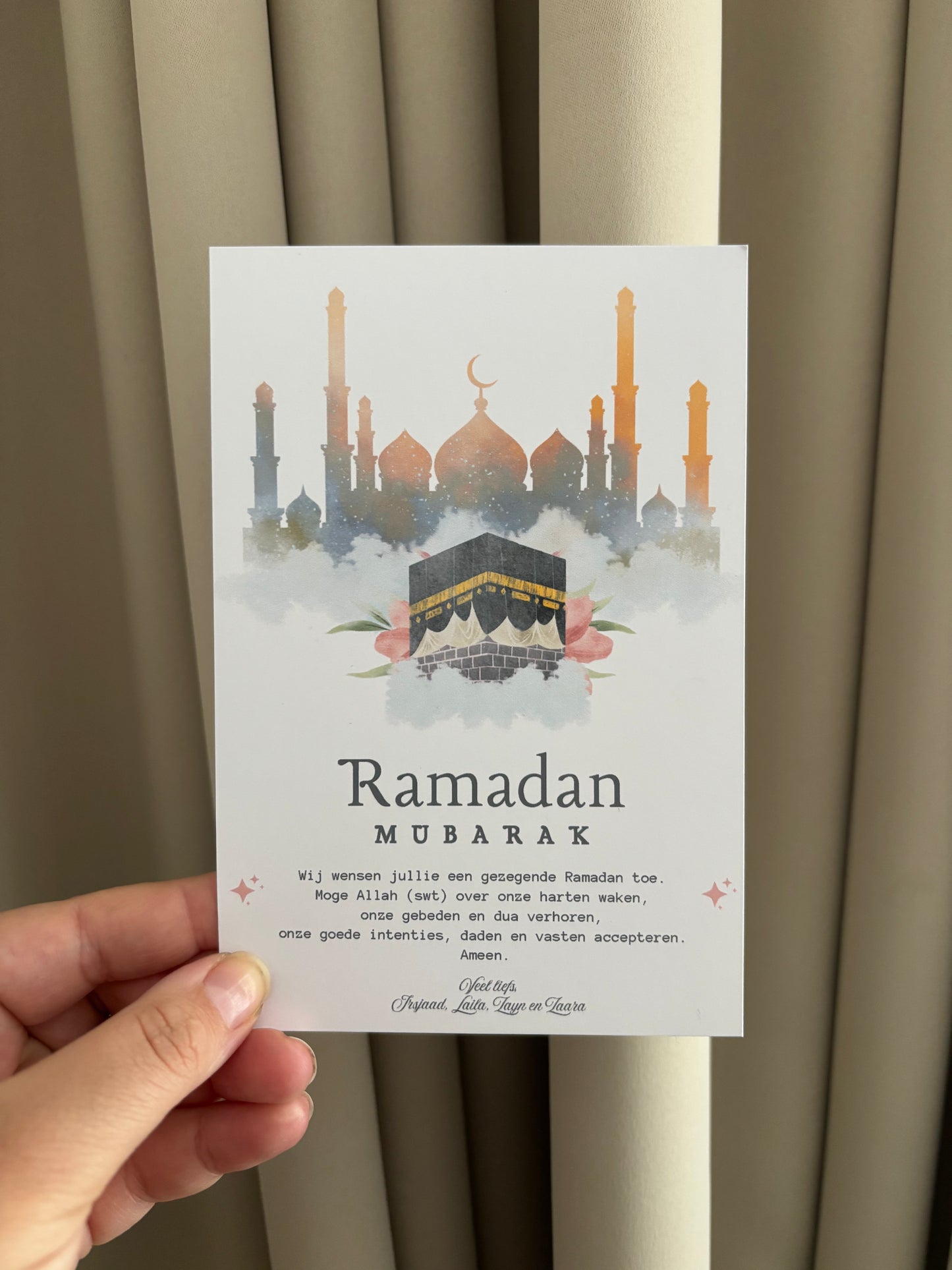 Ramadan Mubarak | Tafelkaart
