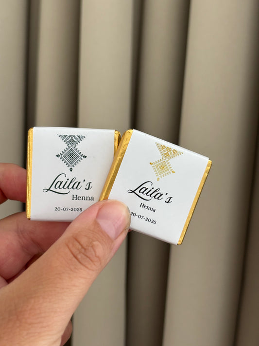 Mini chocolade | henna & verloving