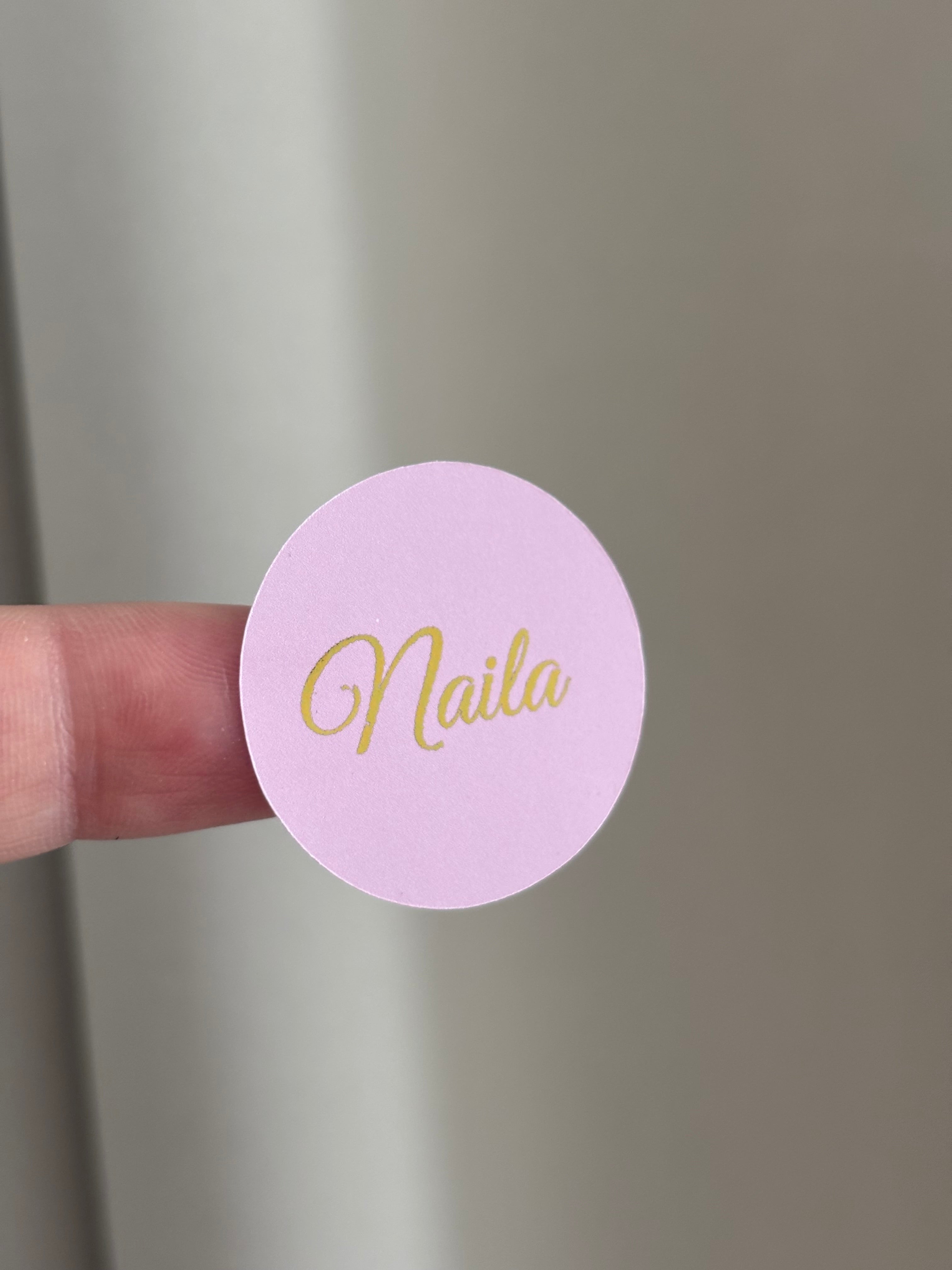 Goudfolie ronde stickers