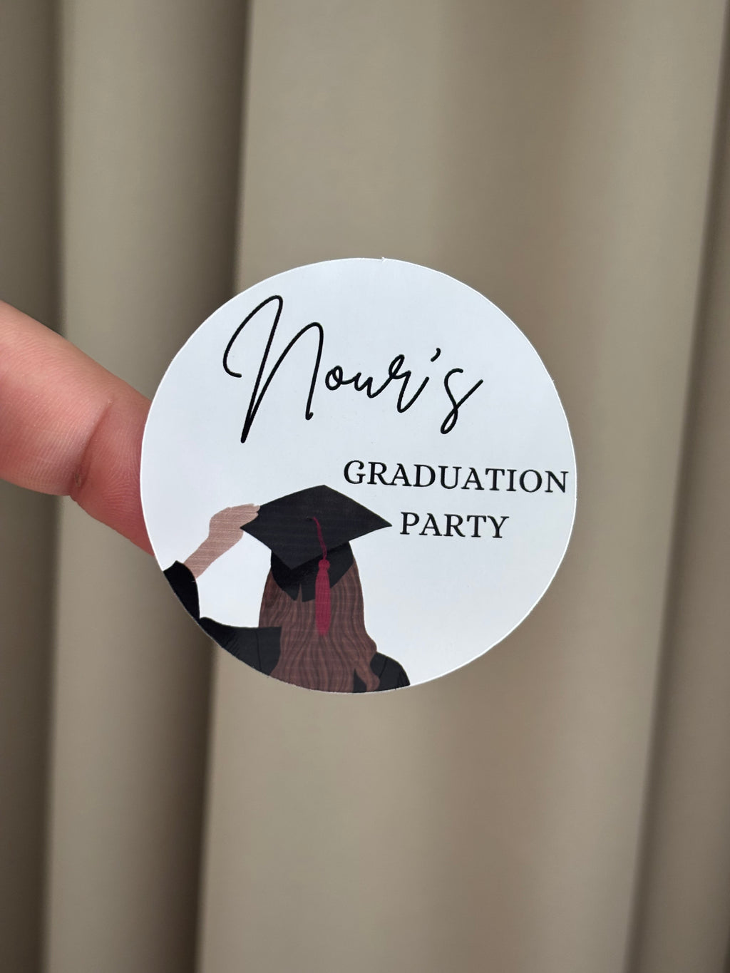 Graduation sticker | met naam