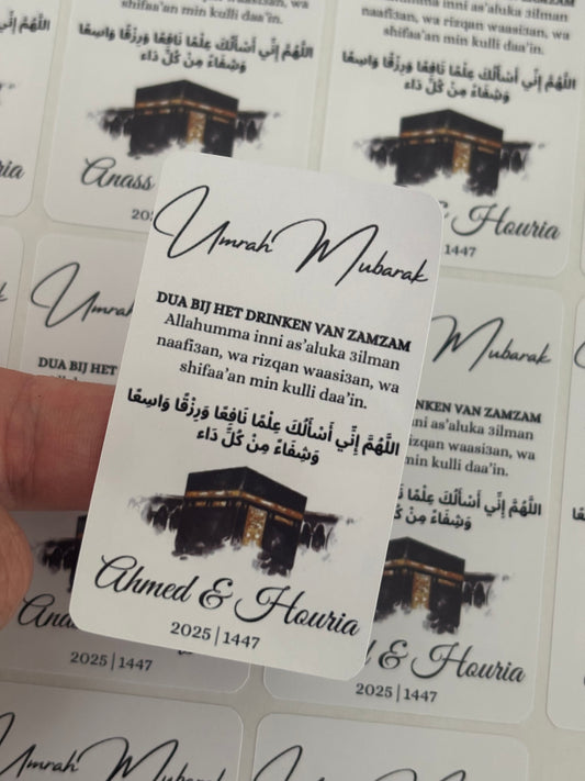 Umrah Mubarak | zamzam stickers