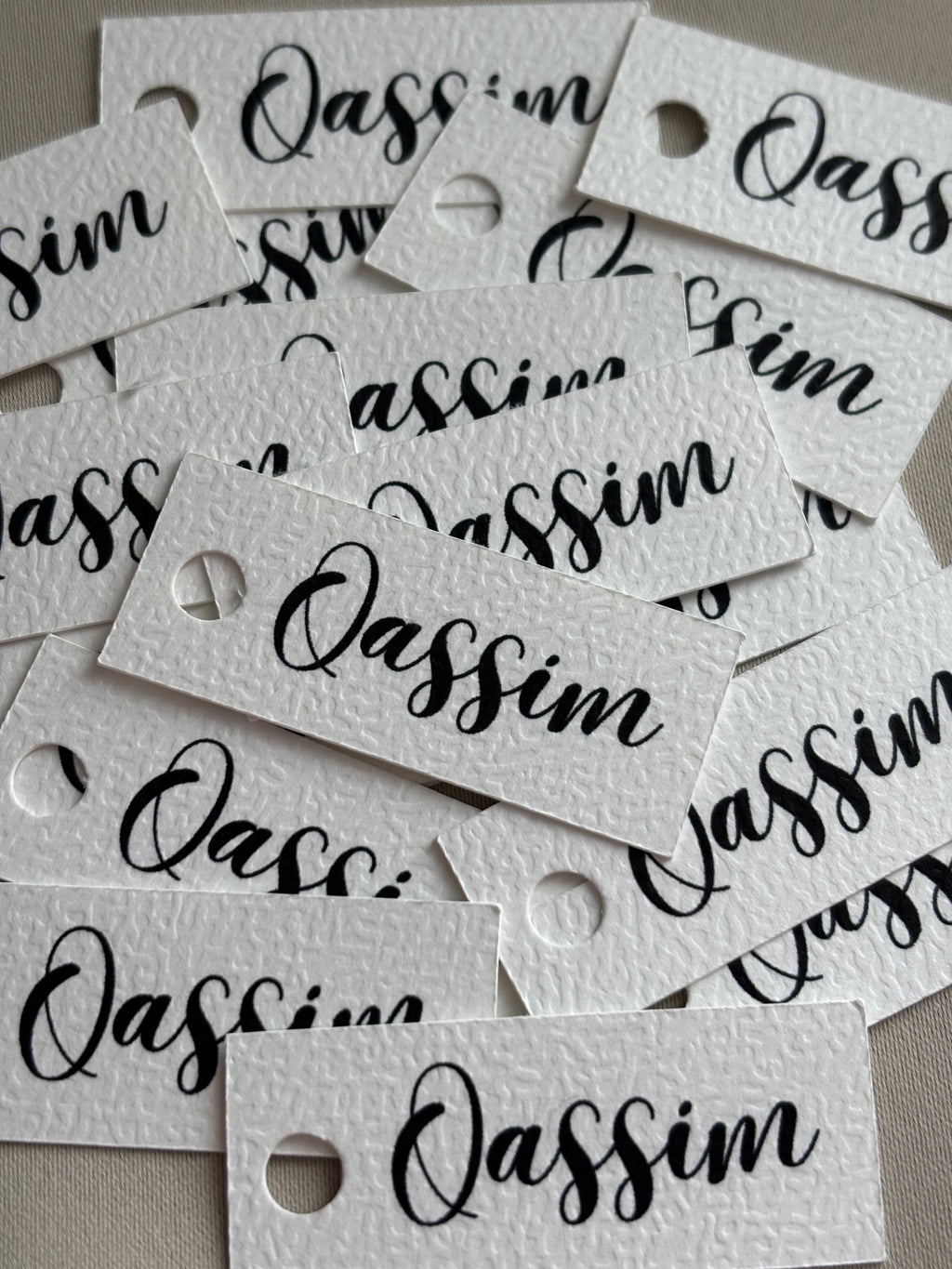 Hanglabels met naam || 5x2