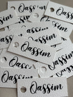 Hanglabels met naam || 5x2