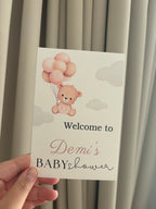 Babyshower Tafelkaart | beer