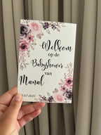 Babyshower Tafelkaart