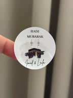 Umrah & Hadj Mubarak ronde stickers