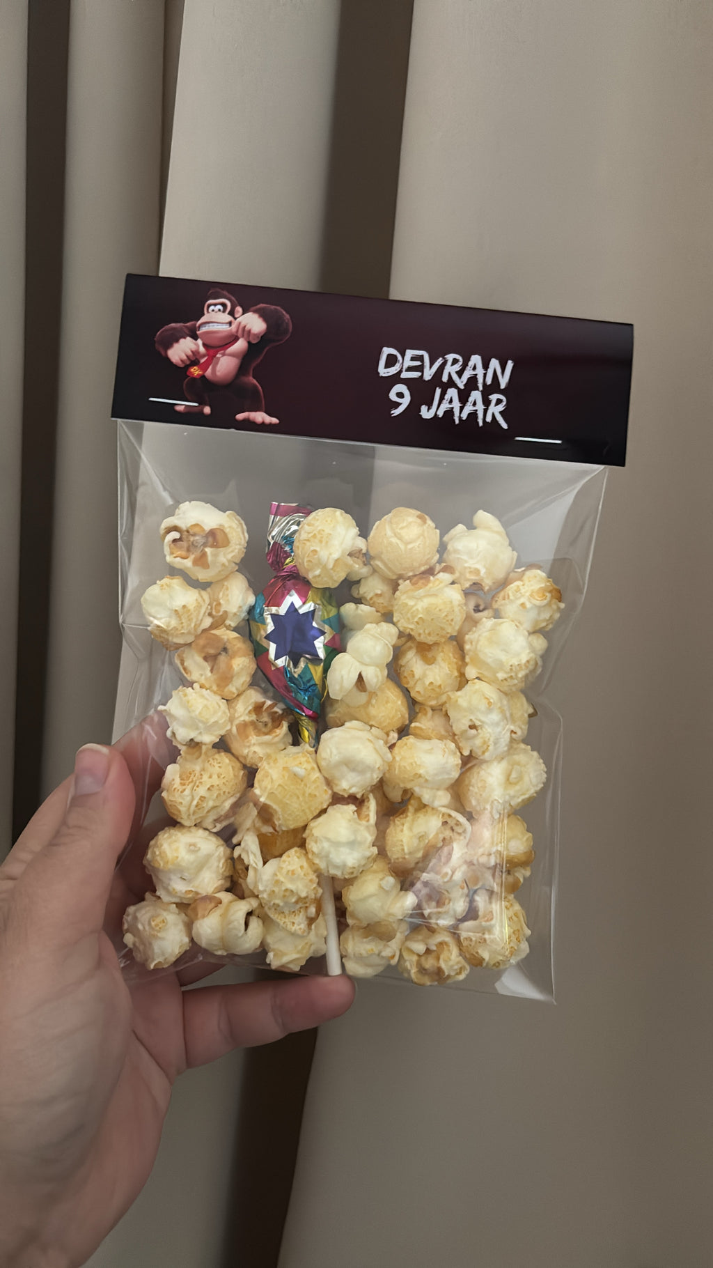 Traktatiezakjes | kies je thema met popcorn