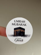 Umrah & hajj Mubarak ronde stickers