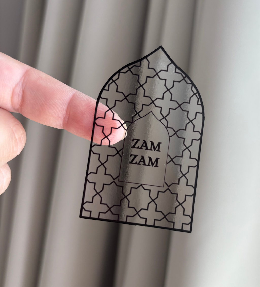 Zamzam stickers | transparant