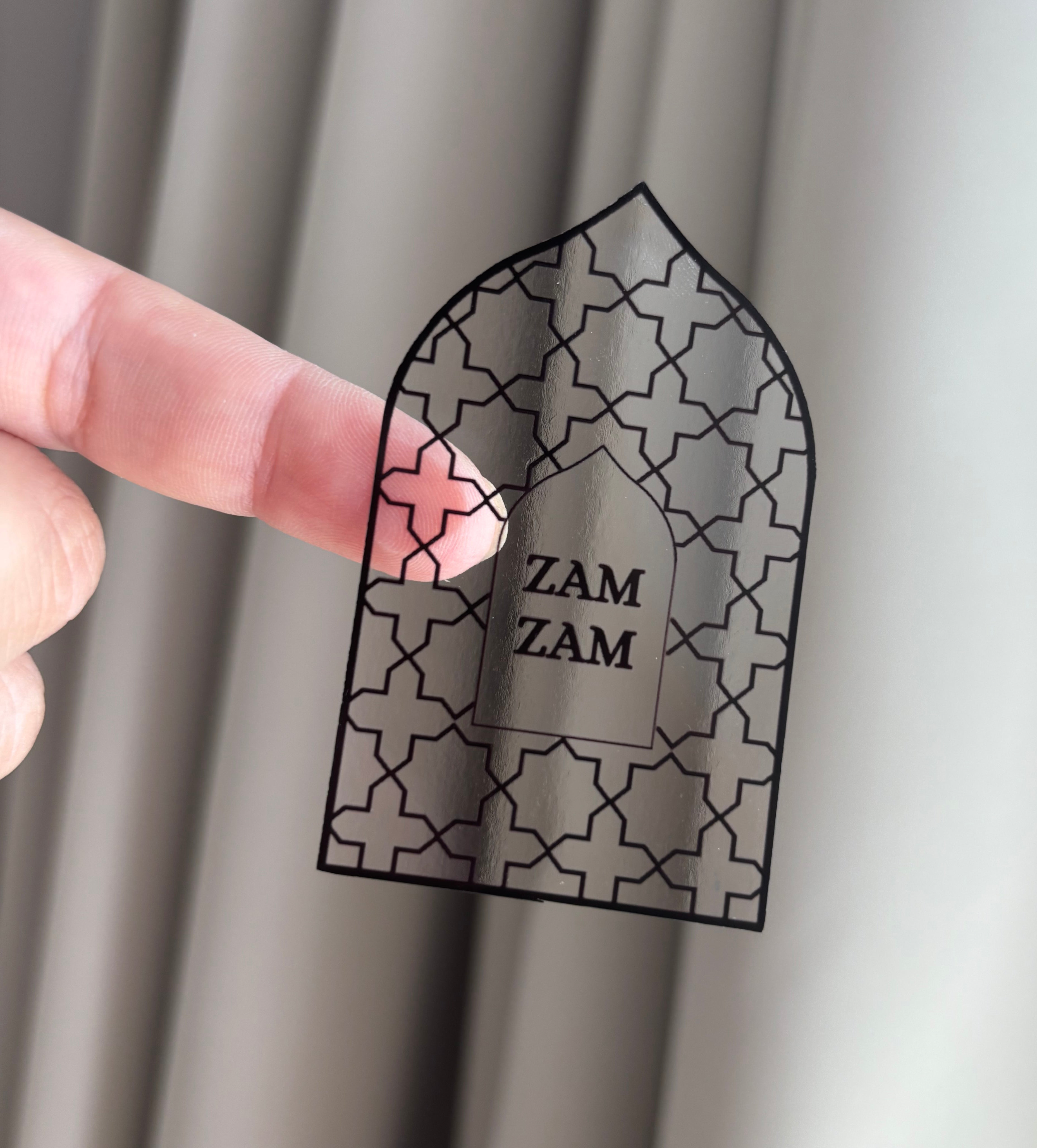 Zamzam stickers | transparant