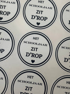 Het schooljaar zit D’ROP stickers