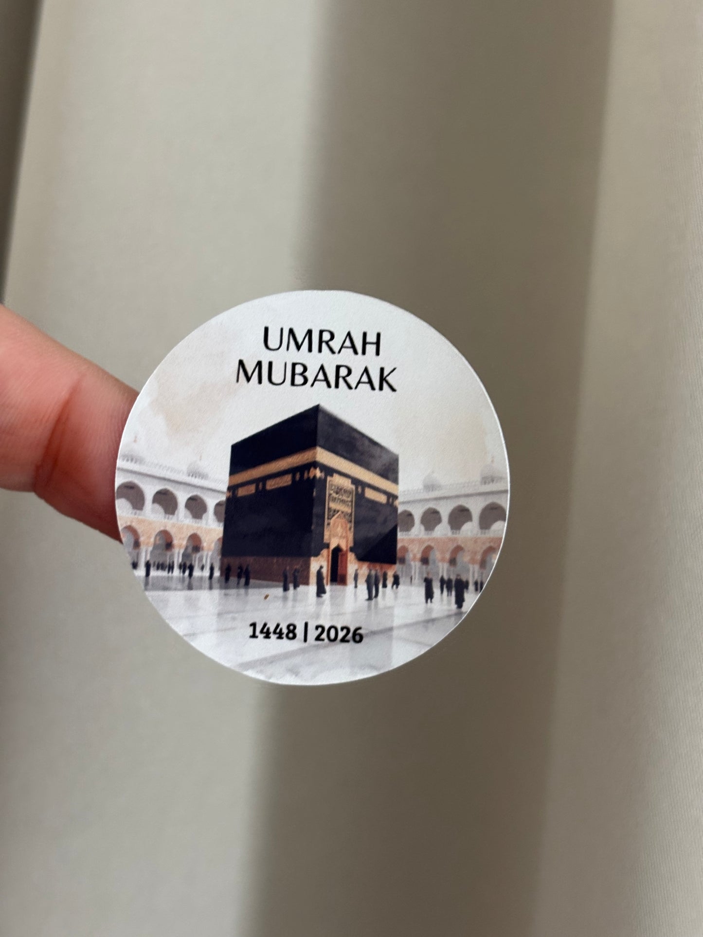 Umrah & hadj Mubarak ronde stickers
