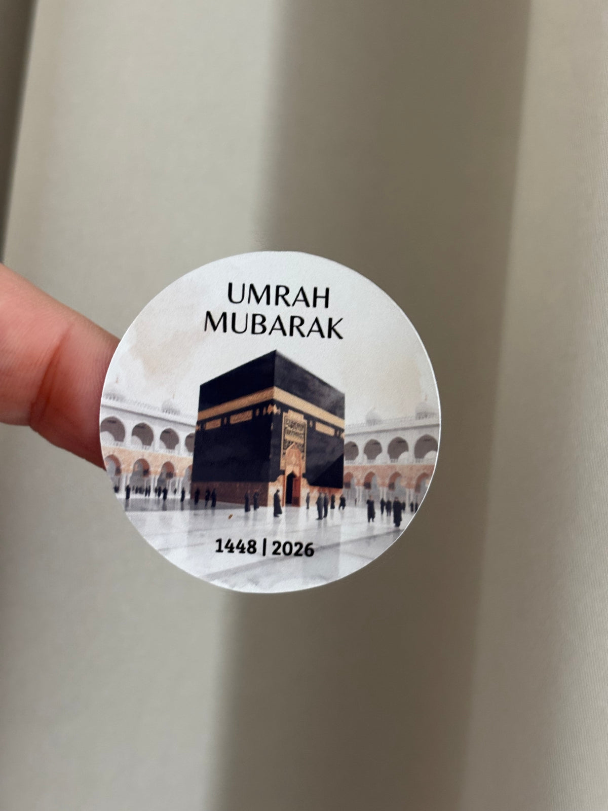 Umrah & hadj Mubarak ronde stickers