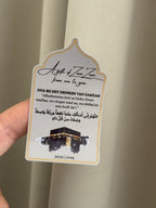 A gift of zamzam stickers  Nude