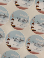 Ramadan / Eid Mubarak ronde stickers