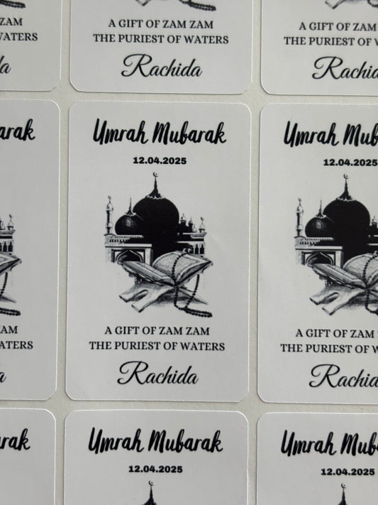 Umrah Mubarak stickers