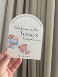 Welcome to | babyshower Tafelkaarten | Boy or girl