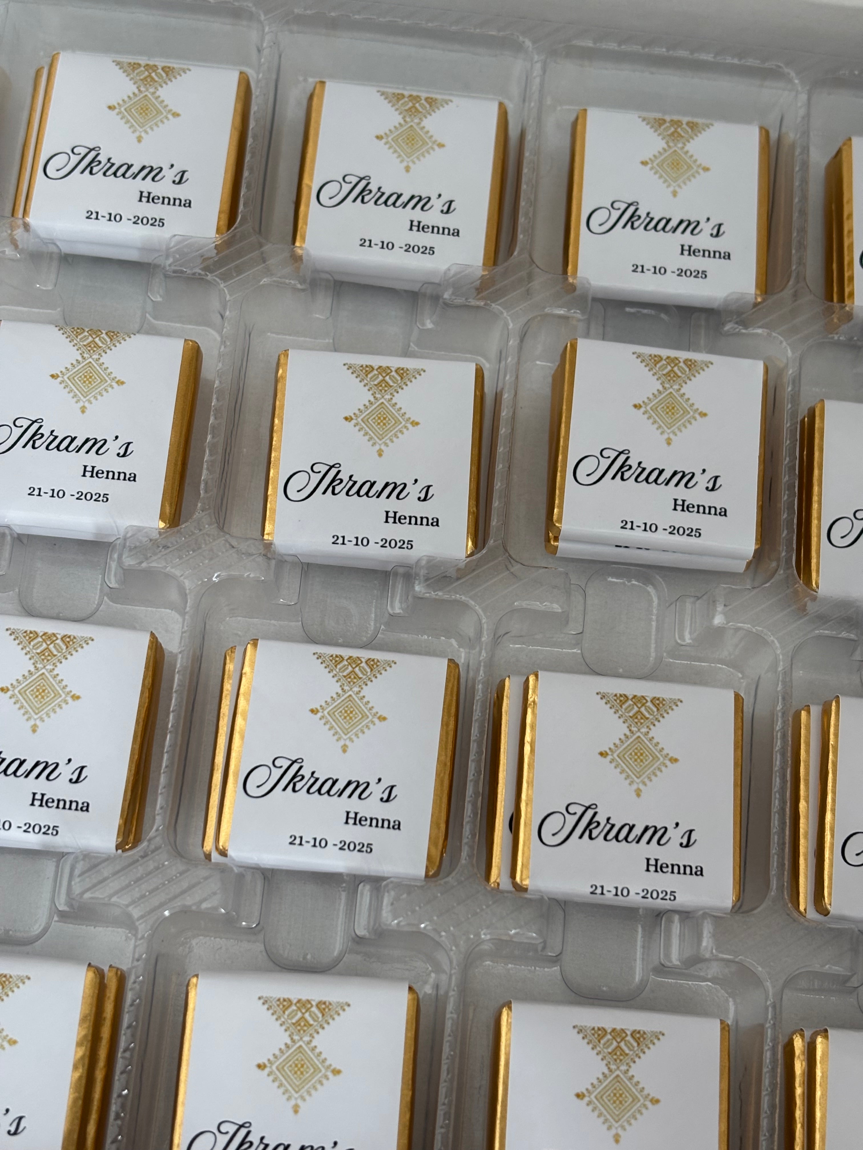Chocoladebox voor Henna|  met inhoud & ontwerp