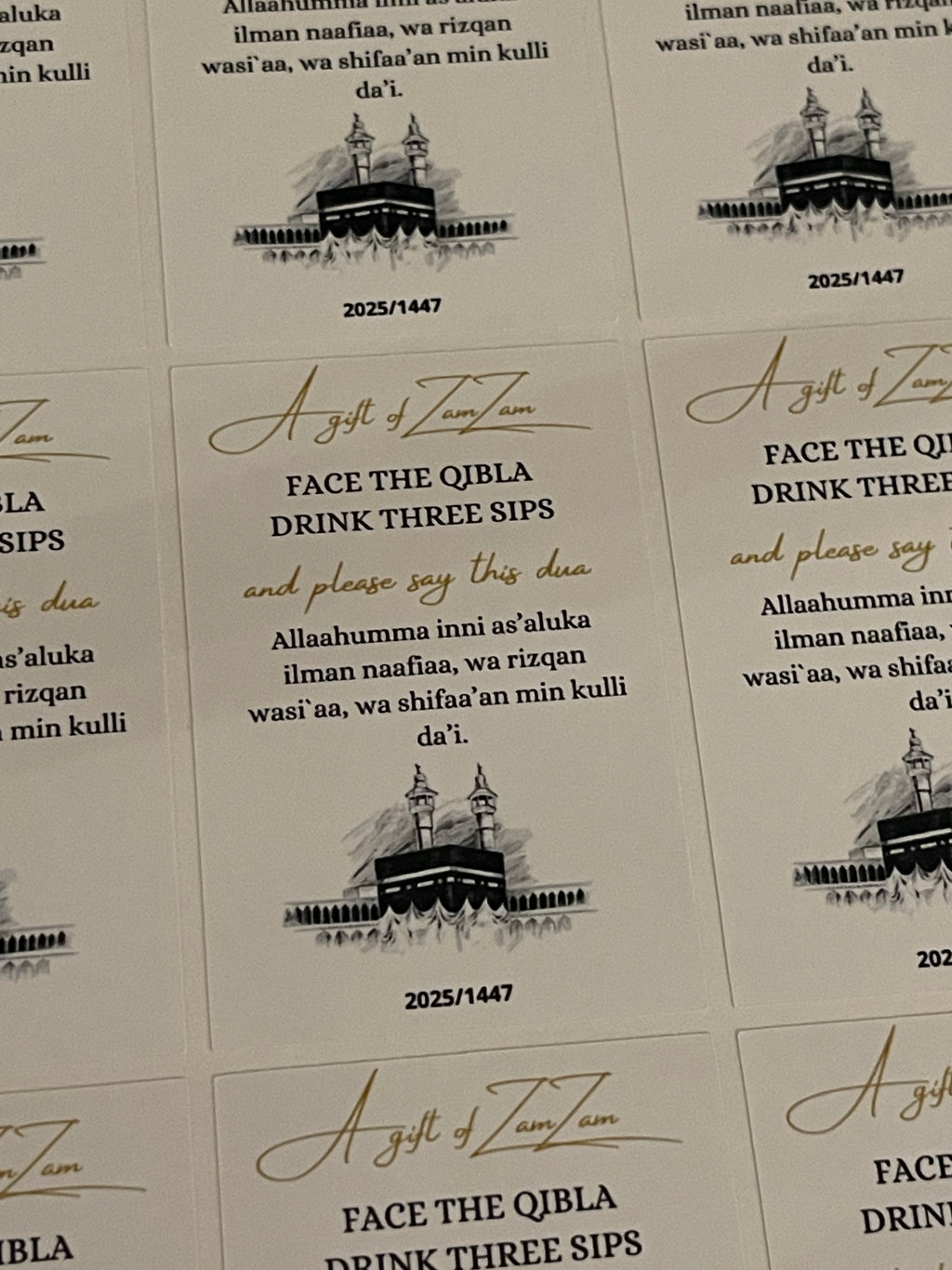 Zamzam stickers