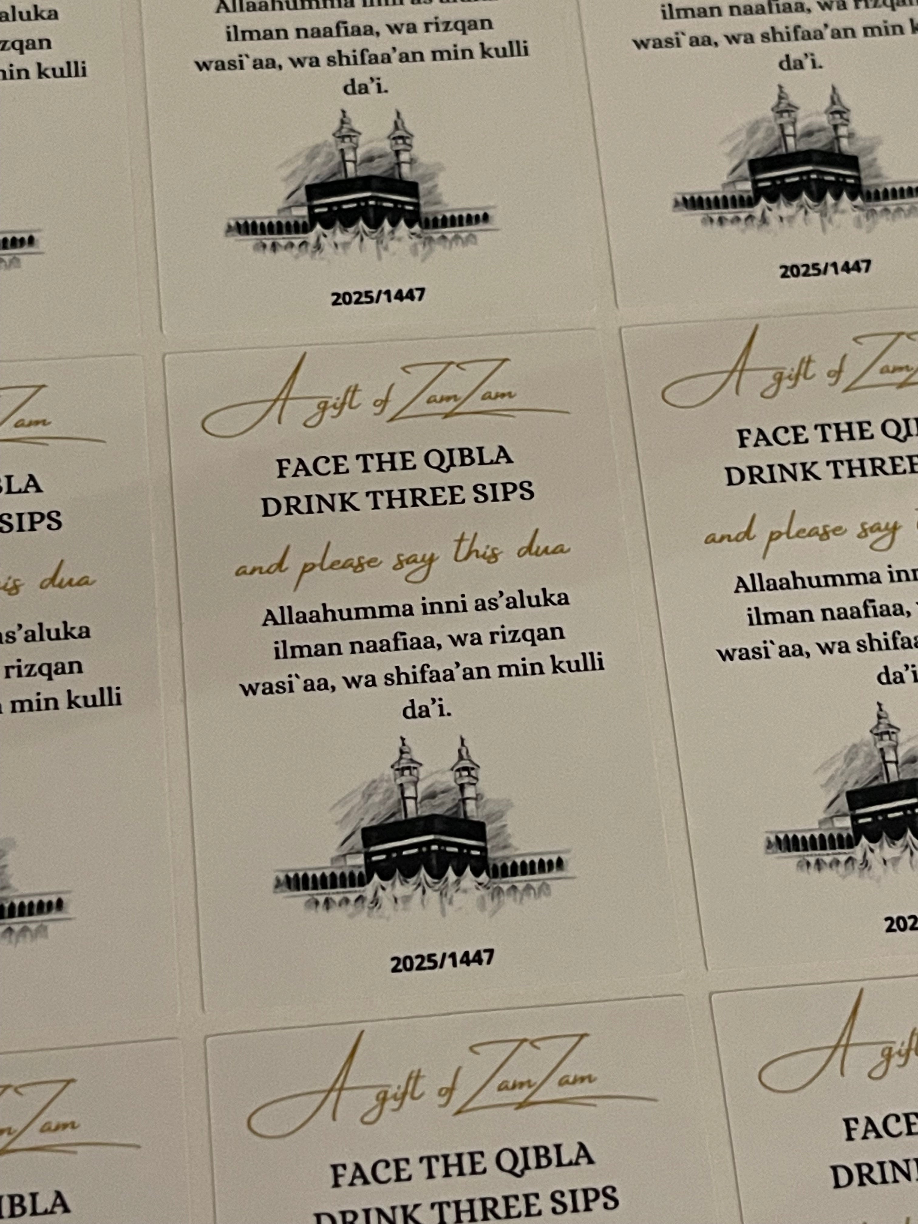 Zamzam stickers