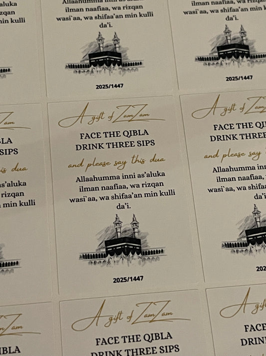 Zamzam stickers